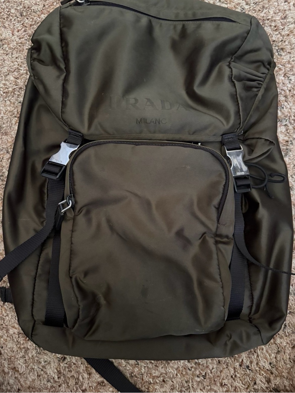 Prada backpack used good condition